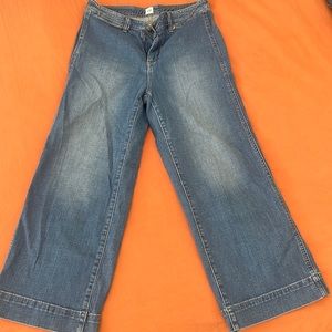 Gap high rise wide leg jeans